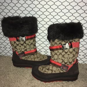 Coach Mariette Fur Boots